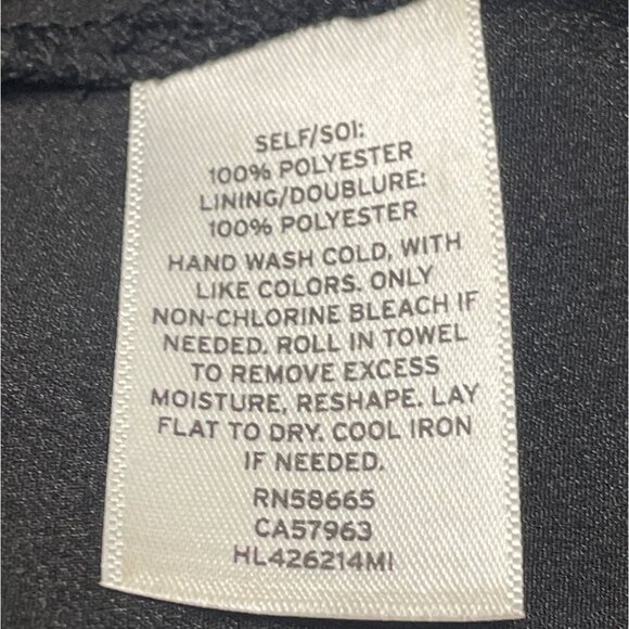 Chelsea- 28 Women Black & Gold Wrap Blouse With Geometric Print Button Sz S- New - Picture 7 of 9